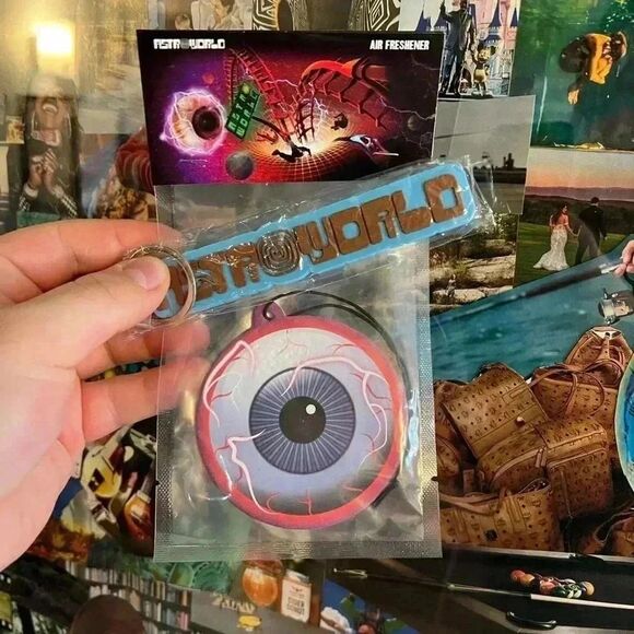 NWT Astroworld Air Freshener & Key Chain Bundle - Picture 1 of 3